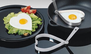 Форма для жареного яйца Küchenprofi, в форме сердца, 2 шт. цена и информация | Формы, посуда для выпечки | 220.lv