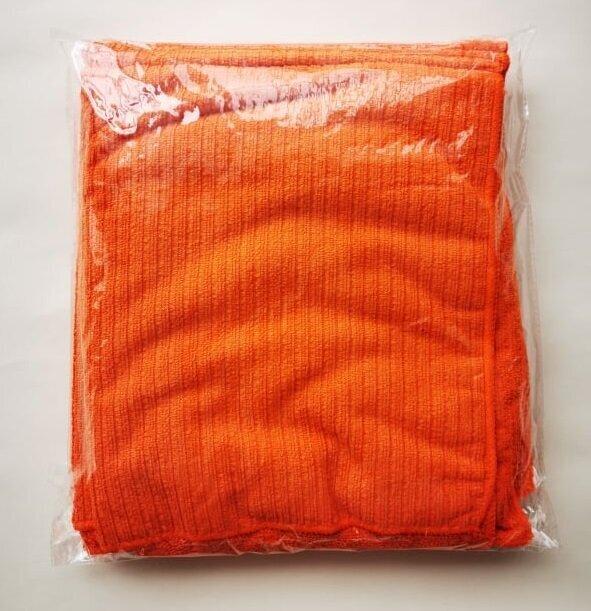 Mikrošķiedras drāna Cinse Orange, XXL, 3 gab., oranža cena un informācija | Tīrīšanas piederumi | 220.lv