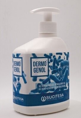 Dezinfekcijas gels rokām Dermogenol, 16 х 500 ml cena un informācija | Pirmā palīdzība | 220.lv