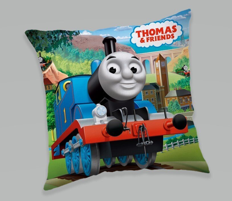 Dekoratīvais spilvens Thomas and Friends, 40 x 40 cm цена и информация | Dekoratīvie spilveni un spilvendrānas | 220.lv