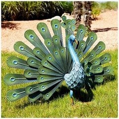 Sodo dekoracija - povas PEACOCK 27x80cm, h-56cm цена и информация | Декоры для сада | 220.lv