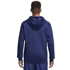 Džemperis vīriešiem Adidas Core18 Hoody M CV3332, zils cena un informācija | Vīriešu džemperi | 220.lv