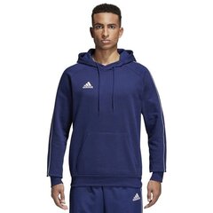 Džemperis vīriešiem Adidas Core18 Hoody M CV3332, zils cena un informācija | Vīriešu džemperi | 220.lv