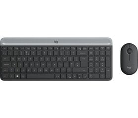 Беспроводная клавиатура Logitech MK470 Slim Wireless Combo, серая цена и информация | Клавиатуры | 220.lv