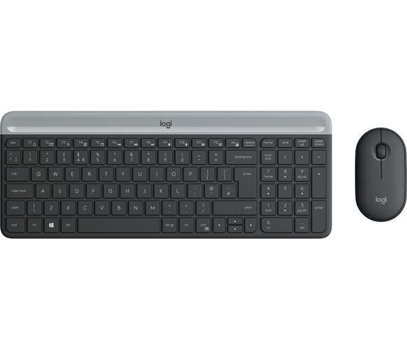 Logitech MK470 Slim Wireless Combo cena un informācija | Klaviatūras | 220.lv