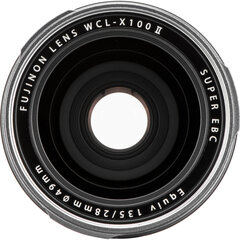 Fujifilm WCL-X100II(Silver) Plašs pārveidošanas objektīvs cena un informācija | Citi piederumi fotokamerām | 220.lv