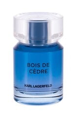 Tualetes ūdens Karl Lagerfeld Bois de Cedre vīriešiem 50 ml cena un informācija | Karl Lagerfeld Smaržas, kosmētika | 220.lv