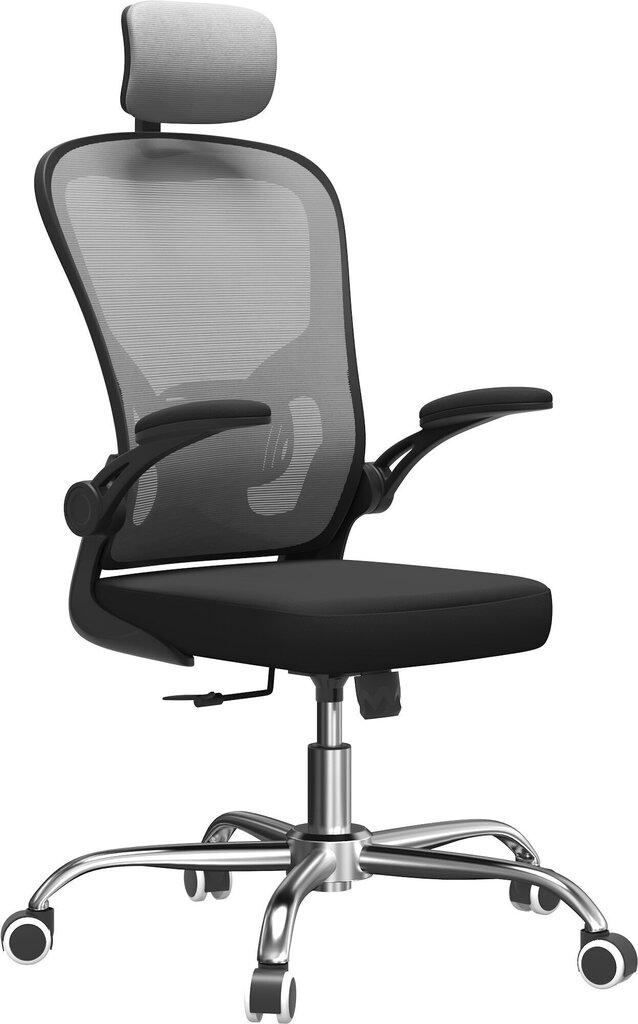 Biroja krēsls NORE Dory, melns/pelēks cena un informācija | Biroja krēsli | 220.lv