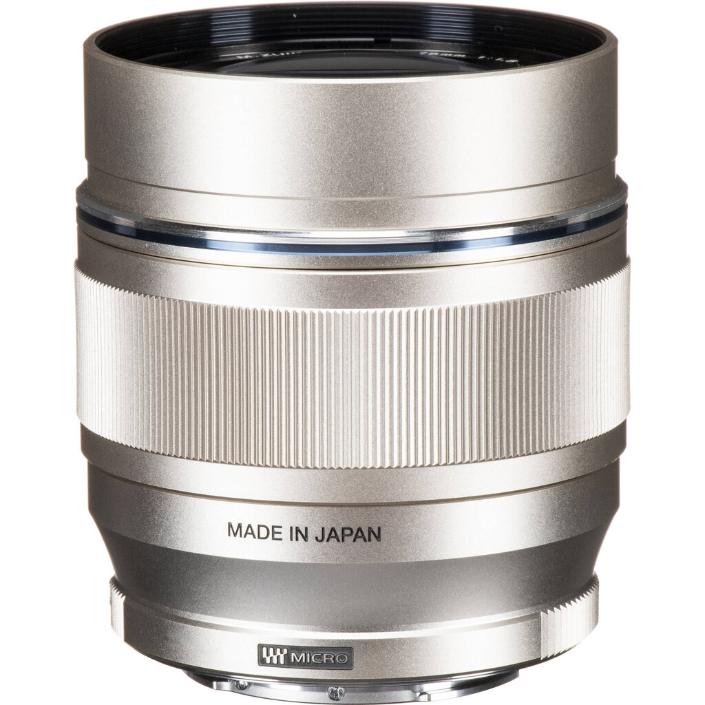 M.Zuiko Digital ED 75mm f/1.8, silver цена и информация | Objektīvi | 220.lv