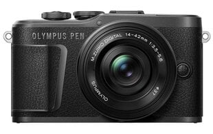 Olympus PEN E-PL10 + ED 14-42mm EZ PANCAKE (Black) цена и информация | Цифровые фотоаппараты | 220.lv