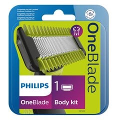 Лезвие Philips OneBlade Body kit цена и информация | Принадлежности для товара красоты | 220.lv