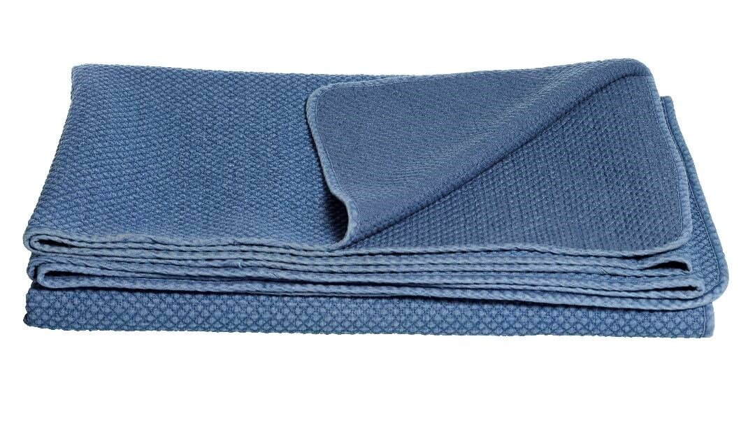 MogiHome gultas pārsegs Denim, zilā krāsā, 270 x 270 cm cena un informācija | Gultas pārklāji, pledi | 220.lv