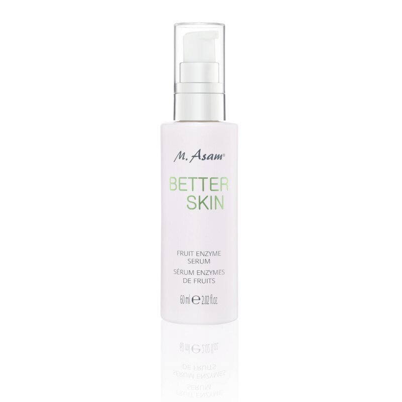 Serums sejai ar augļu enzīmiem M.Asam BETTER SKIN, 60 ml cena un informācija | Serumi sejai, eļļas | 220.lv