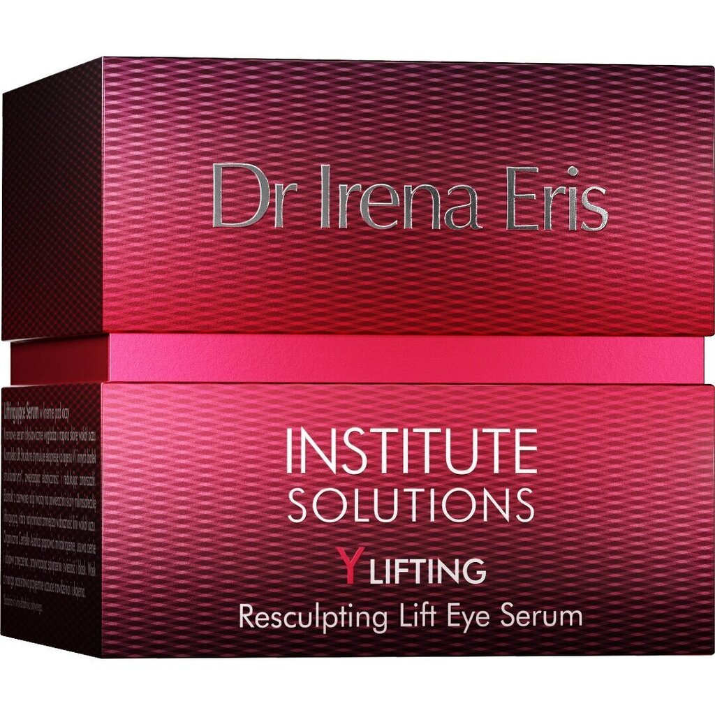 Intensīvi mitrinošs acu krēms Dr Irena Eris Institute Solutions Y Lifting, 15 ml цена и информация | Acu krēmi, serumi | 220.lv