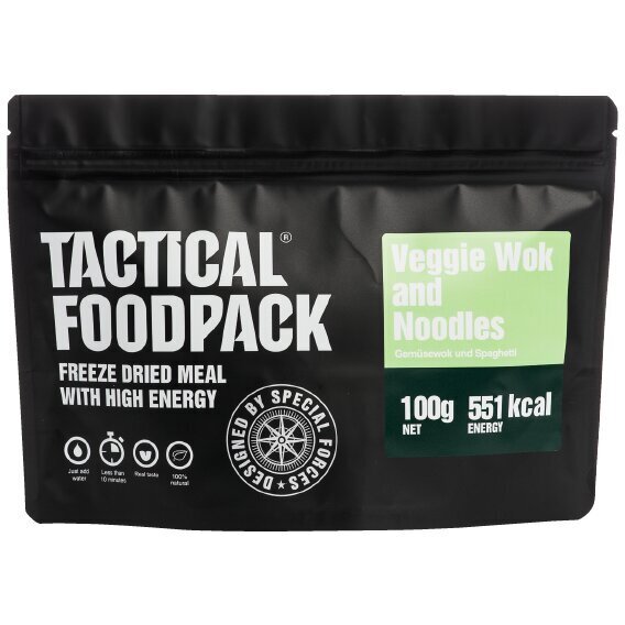 Dārzeņu voks ar nūdelēm Tactical Foodpack cena un informācija | Gatavā kulinārija | 220.lv