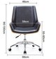 Biroja krēsls NORE Ron, melns cena un informācija | Biroja krēsli | 220.lv
