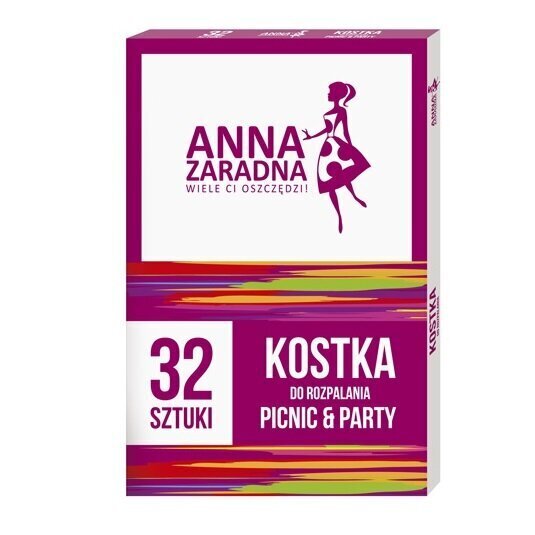 Klucīši kamīna un grila aizdedzināšanai, balti, 32 gab. (28) cena un informācija | Kokogles, briketes, uguns aizdedzināšanas līdzekļi | 220.lv