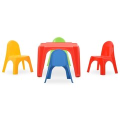 vidaXL Bērnu galda un krēslu komplekts, PP cena un informācija | Bērnu krēsliņi un bērnu galdiņi | 220.lv