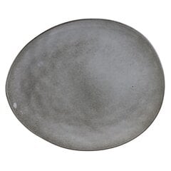 Обеденная тарелка из каменной массы Galet 27,5x23см, серая цена и информация | Посуда, тарелки, обеденные сервизы | 220.lv