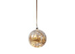 Ar LED apgaismota stikla bumba 457-93 20 cm cena un informācija | Ziemassvētku dekorācijas | 220.lv