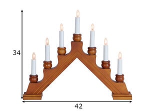 Светодиодный подсвечник цена и информация | Рождественские украшения | 220.lv