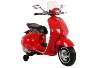 Elektriskais motorollers bērniem Vespa GTS 300, sarkans cena un informācija | Bērnu elektroauto | 220.lv