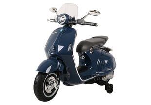 Elektriskais motorollers bērniem Vespa GTS 300, zils cena un informācija | Bērnu elektroauto | 220.lv