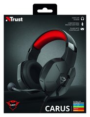 Trust GXT323, black cena un informācija | Austiņas | 220.lv