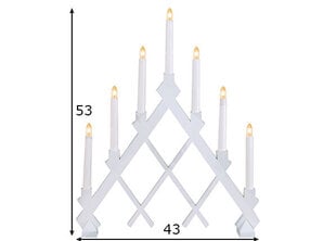 Электрические свечи Rut, белые цена и информация | Рождественское украшение CA1029 | 220.lv