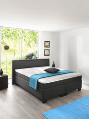 Kontinentālā gulta Tomio, pelēka, 160 x 200 cena un informācija | Gultas | 220.lv
