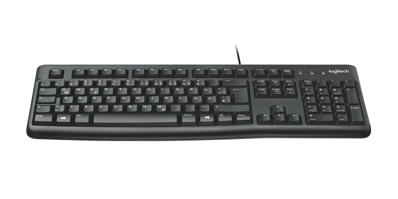 Logitech K120DE cena un informācija | Klaviatūras | 220.lv