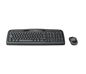Logitech MK330 Combo беспроводная клавиатура+мышь, США, черная (SPEC) цена и информация | Клавиатуры | 220.lv