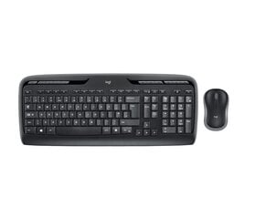 Беспроводная клавиатура Logitech MK330 Combo, черная цена и информация | Клавиатуры | 220.lv