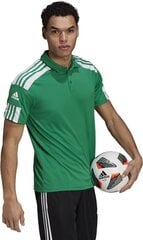 Мужская футболка Adidas Squadra 21 Polo GP6430, зеленый цена и информация | Мужская спортивная одежда | 220.lv