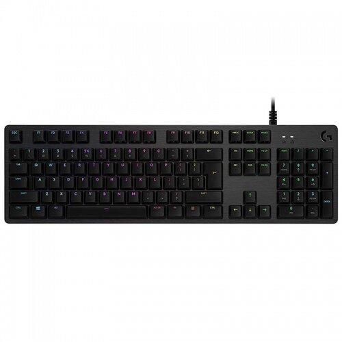 Spēļu tastatūra Logitech G512 (Blue Switch), melna cena un informācija | Klaviatūras | 220.lv