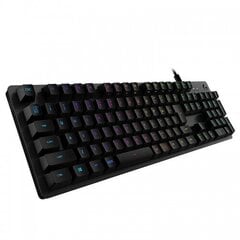 Spēļu tastatūra Logitech G512 (Blue Switch), melna cena un informācija | Klaviatūras | 220.lv