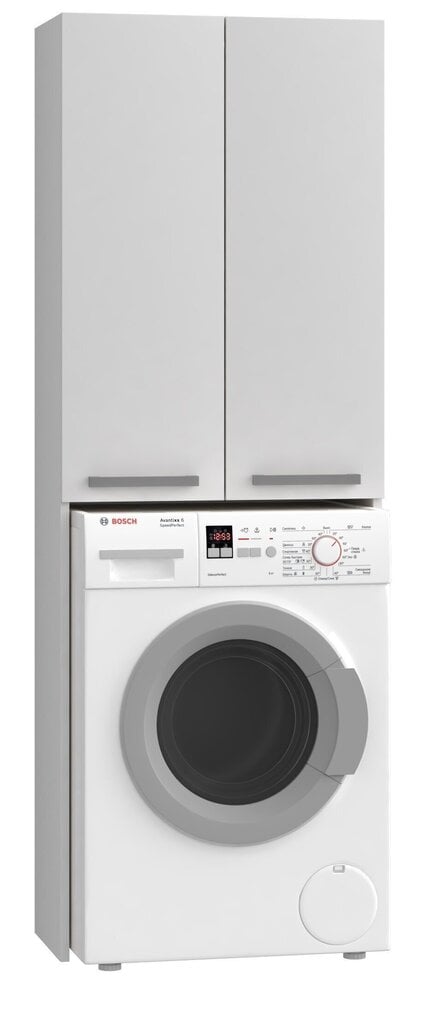 Skapītis virs veļas mašīnas Pola DD, balts cena un informācija | Vannas istabas skapīši | 220.lv