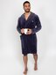Vīriešu halāts Marat SMA31002*01, tumši pelēks cena un informācija | Vīriešu halāti, pidžamas | 220.lv