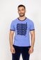 T-krekls vīriešiem Retro SMP24011*01, zils/tumši zils цена и информация | Vīriešu T-krekli | 220.lv