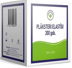 Эластичные пластыри на тканевой основе 20x70 мм, N300 цена и информация | Mедицинский уход | 220.lv