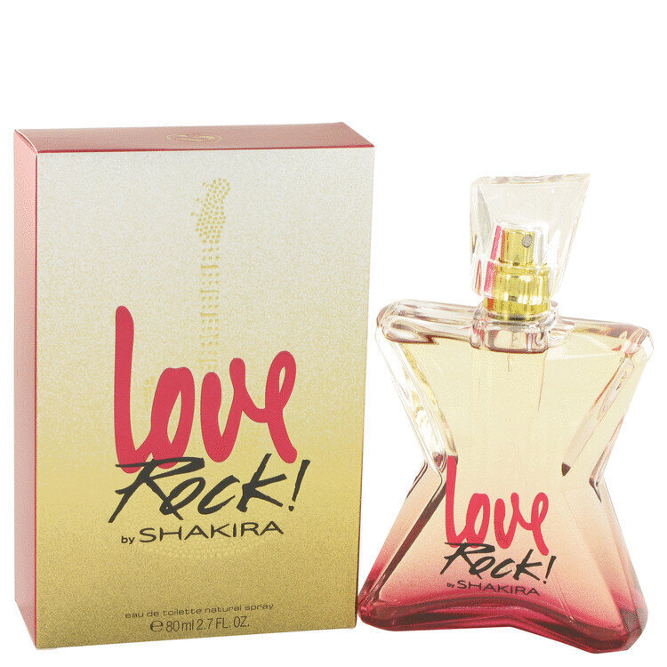 Tualetes ūdens Shakira Ladies Love Rock EDT sievietēm 80 ml cena un informācija | Sieviešu smaržas | 220.lv