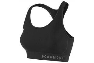 Sporta krūšturis sievietēm Under Armour Mid Kehole Bra 1307196-001, melns cena un informācija | Sporta apģērbs sievietēm | 220.lv