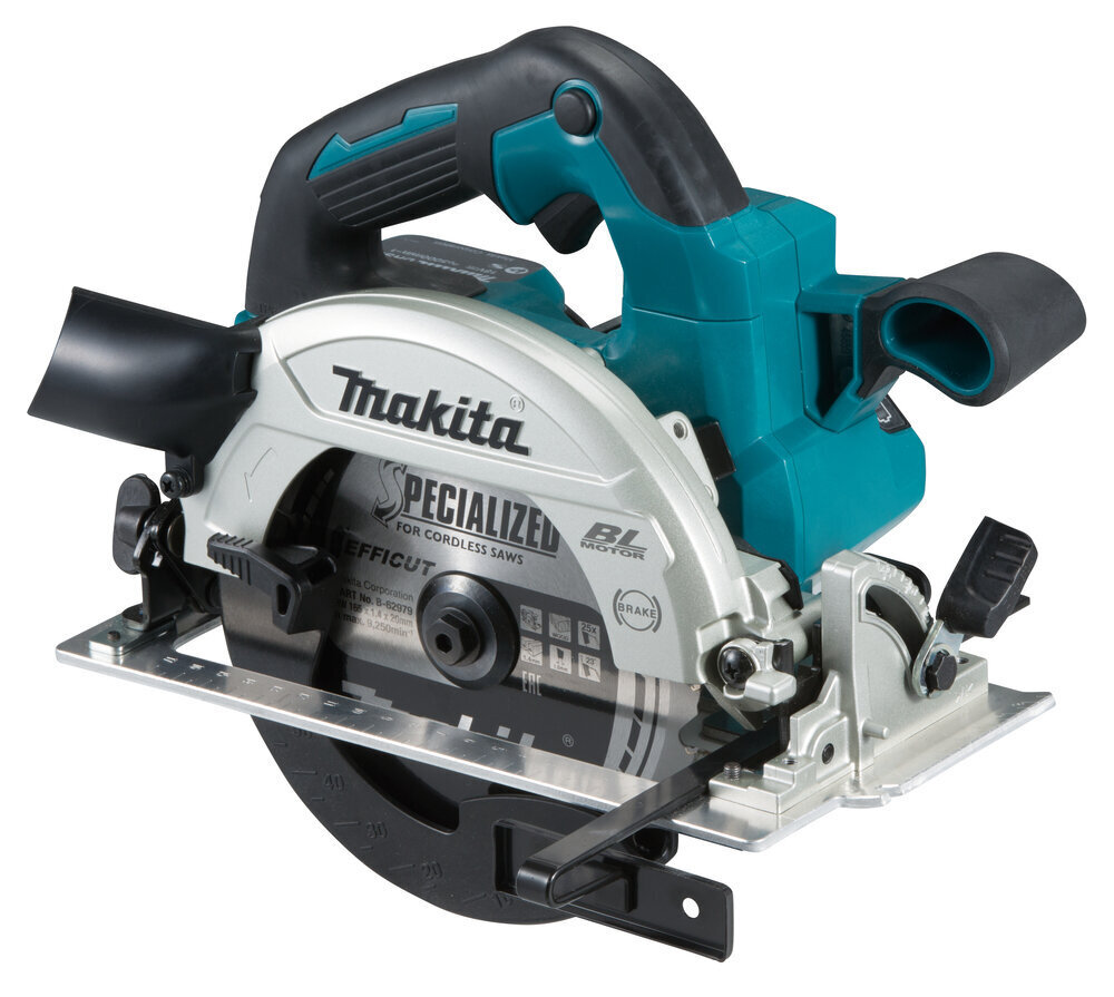 Ripzāģis Makita LXT DHS660Z, 18 V, 57 mm, ø165x20, bezoglīšu motors, bez akumulatoriem un lādētāja цена и информация | Zāģi, ripzāģi | 220.lv