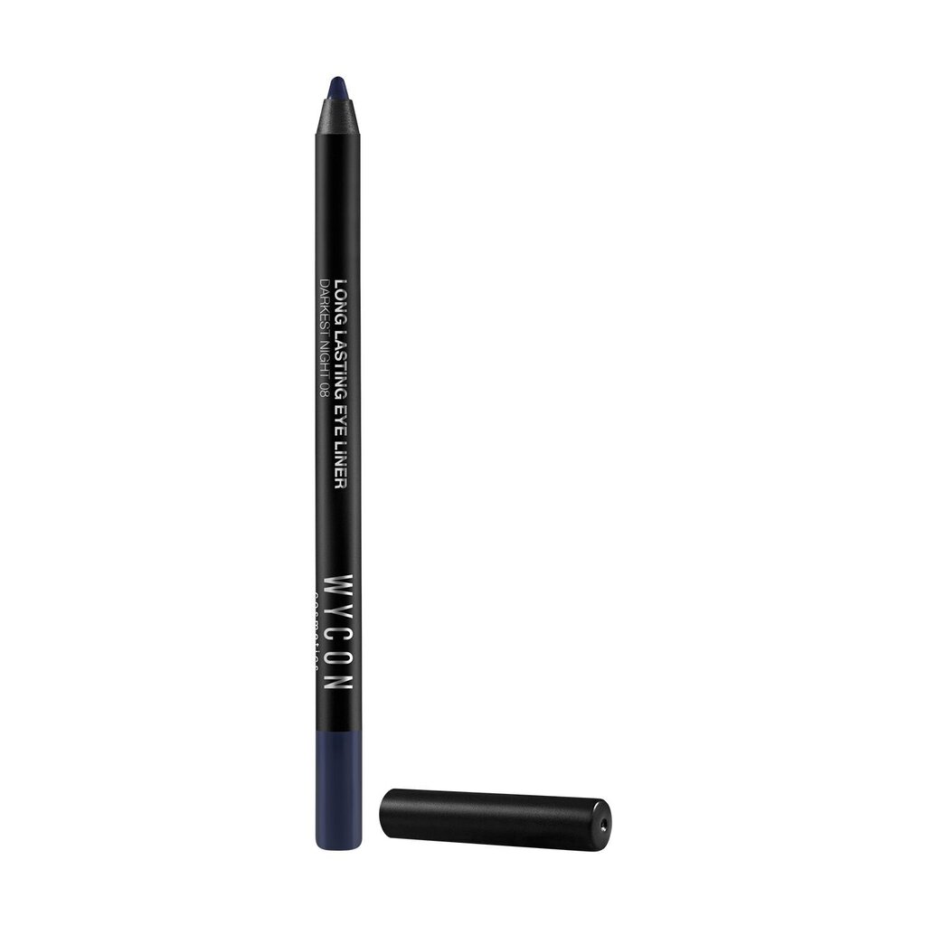Acu zīmulis Wycon Cosmetics Long Lasting Eye Liner 1.5g DARKEST NIGHT 08 cena un informācija | Acu ēnas, skropstu tušas, zīmuļi, serumi | 220.lv