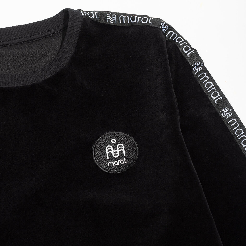 Samta džemperis vīriešiem ar dizaina lentu SMP21020, melns cena un informācija | Vīriešu jakas | 220.lv