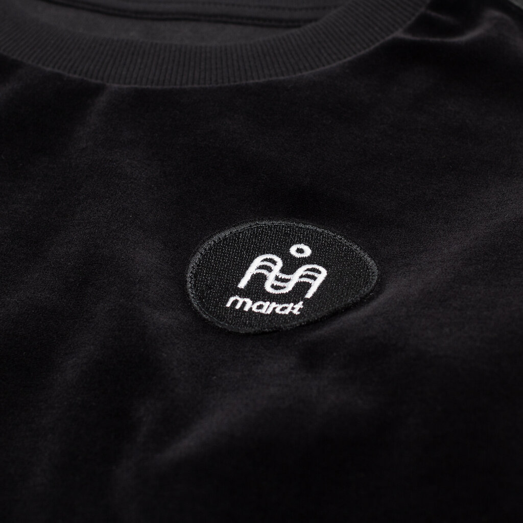 Samta džemperis vīriešiem ar dizaina lentu SMP21020, melns cena un informācija | Vīriešu jakas | 220.lv