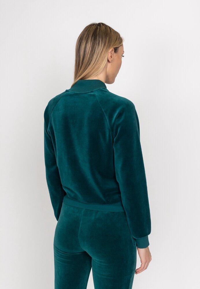 Samta džemperis sievietēm ar rāvējslēdzēju SNP31001, zaļš cena un informācija | Jakas sievietēm | 220.lv