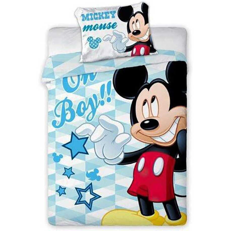 Gultas veļas komplekts Disney Mickey 100 x 135 cm цена и информация | Bērnu gultas veļa | 220.lv
