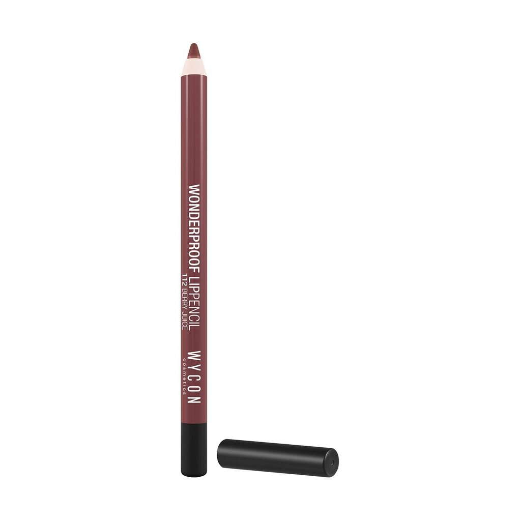 Lūpu zīmulis Wycon Cosmetics Lip Pencil Wonderproof 1.5g Berry Juice 112 cena un informācija | Lūpu krāsas, balzāmi, spīdumi, vazelīns | 220.lv