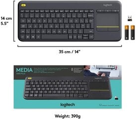 Logitech K400 Plus  цена и информация | Клавиатуры | 220.lv